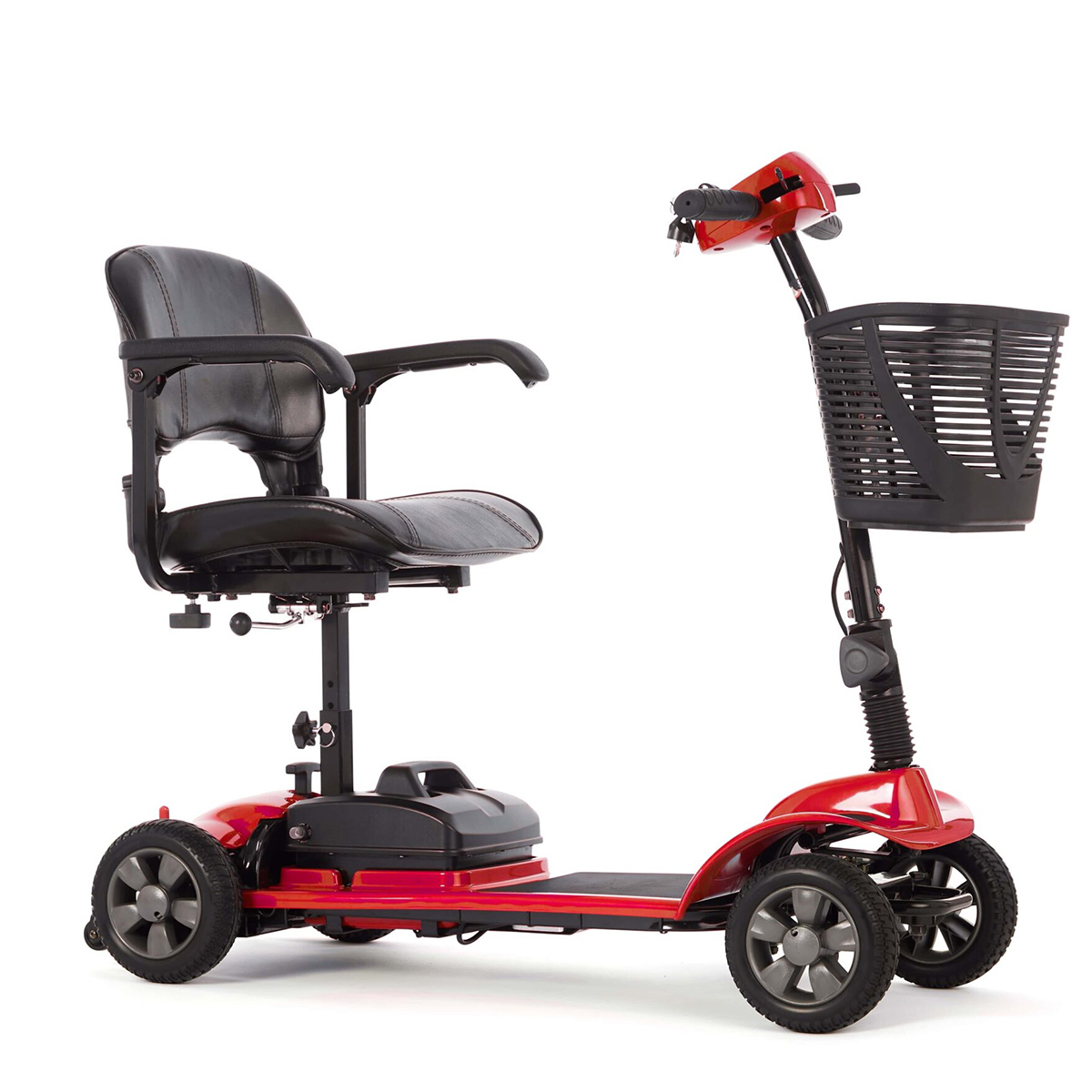 Lightweight aluminium eLite mobility Scooter in Red.jpg
